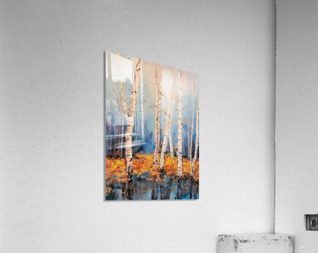 The Birches Acrylic Print