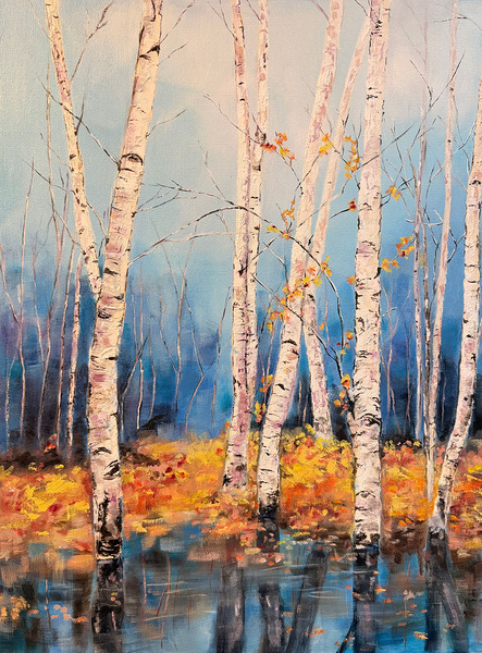 The Birches by Maureen Wood